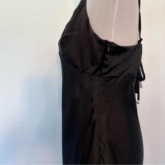 Forever 12 new with tags black satin mini dress - Picture 10 of 16